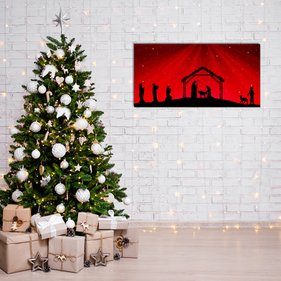 Quadro acrílico Férias de Natal com Estrelas