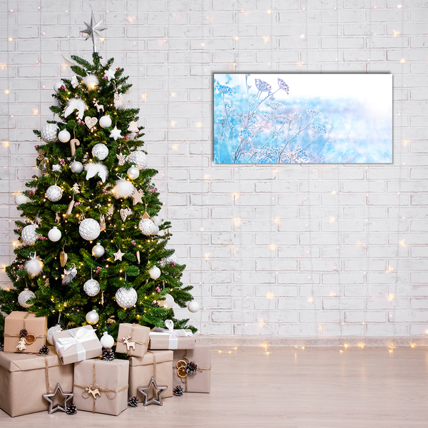 Quadro acrílico Natal de neve de inverno