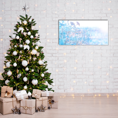 Quadro acrílico Natal de neve de inverno