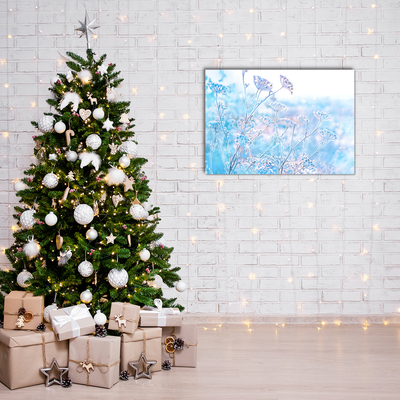 Quadro acrílico Natal de neve de inverno