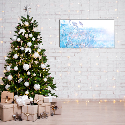 Quadro acrílico Natal de neve de inverno