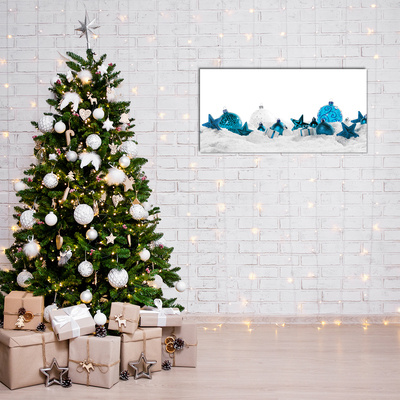 Quadro acrílico Enfeites Decorações de Natal Neve