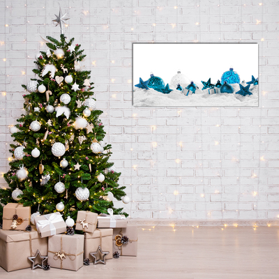 Quadro acrílico Enfeites Decorações de Natal Neve