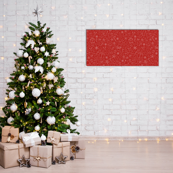 Quadro acrílico Enfeites de Natal Decoração de Inverno