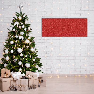 Quadro acrílico Enfeites de Natal Decoração de Inverno