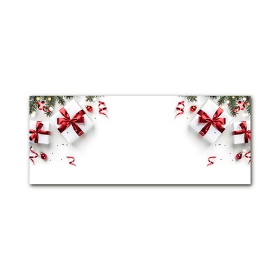Quadro acrílico Presentes de Natal Decorações Galhos