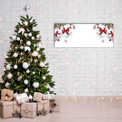 Quadro acrílico Presentes de Natal Decorações Galhos