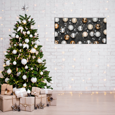 Quadro acrílico Decorações de bolas de Natal