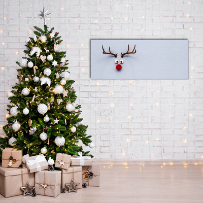 Quadro acrílico Rudolph, a rena do Natal