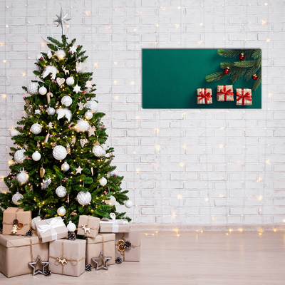 Quadro acrílico Presentes Árvore de Natal Feriados Inverno