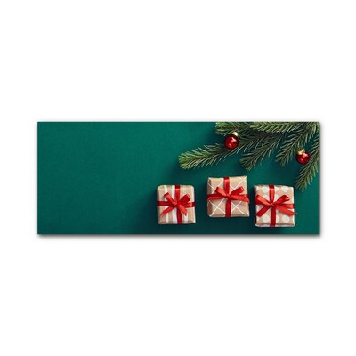 Quadro acrílico Presentes Árvore de Natal Feriados Inverno