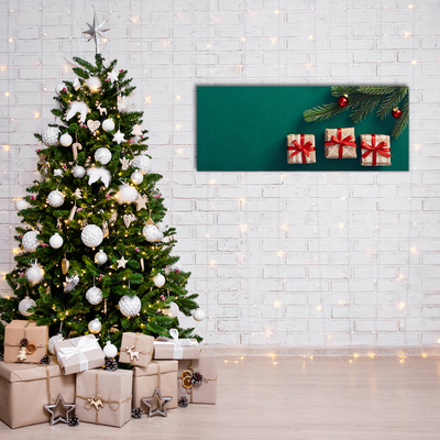 Quadro acrílico Presentes Árvore de Natal Feriados Inverno