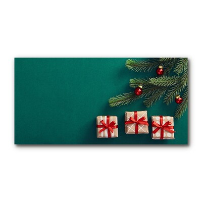 Quadro acrílico Presentes Árvore de Natal Feriados Inverno