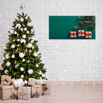 Quadro acrílico Presentes Árvore de Natal Feriados Inverno