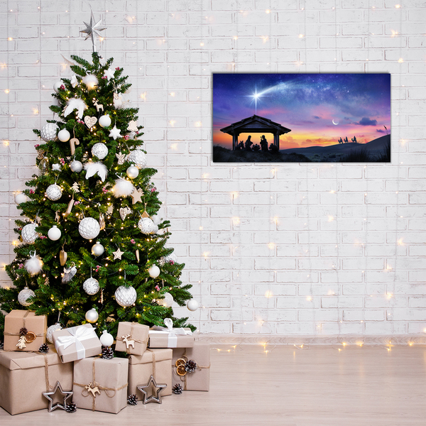 Quadro acrílico Presépio Jesus