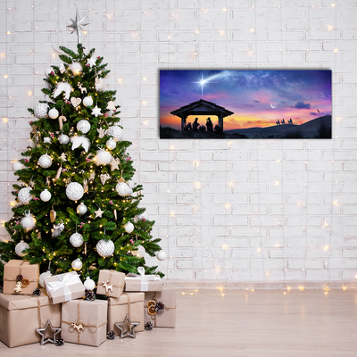 Quadro acrílico Presépio Jesus