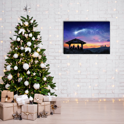 Quadro acrílico Presépio Jesus