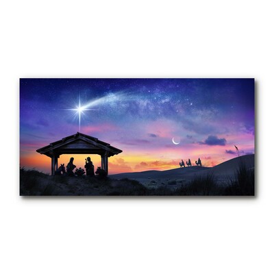 Quadro acrílico Presépio Jesus