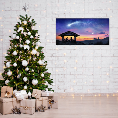 Quadro acrílico Presépio Jesus