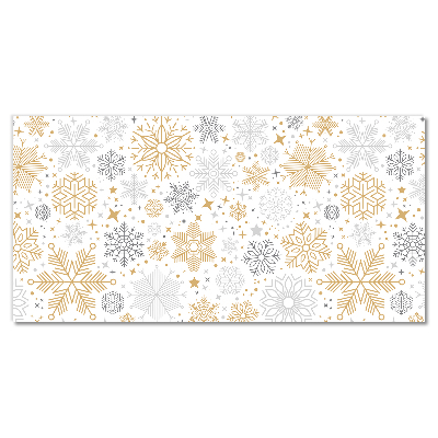 Quadro acrílico Flocos de neve Natal Inverno