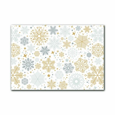 Quadro acrílico Flocos de neve Natal Inverno