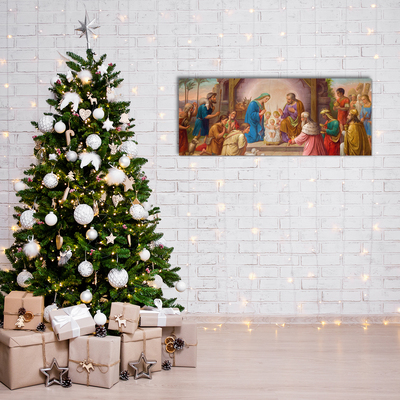 Quadro acrílico Presépio Jesus