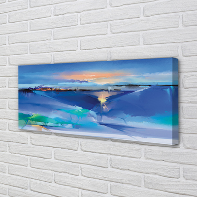 Quadro em tela Nuvens de árvores