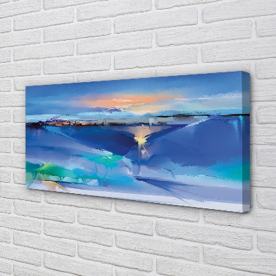 Quadro em tela Nuvens de árvores