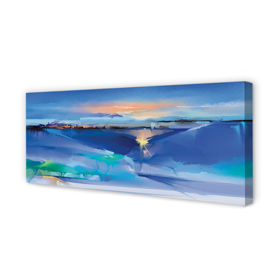 Quadro em tela Nuvens de árvores