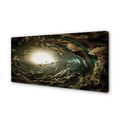 Pintura em tela Pássaros das nuvens