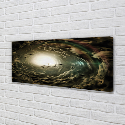 Pintura em tela Pássaros das nuvens