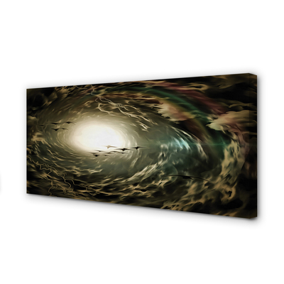 Pintura em tela Pássaros das nuvens