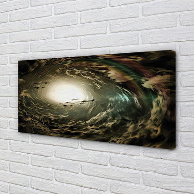 Pintura em tela Pássaros das nuvens