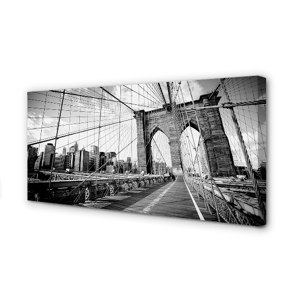 Quadro em tela Ponte Arranha-céu