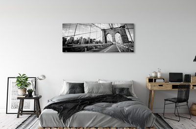 Quadro em tela Ponte Arranha-céu