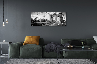 Quadro em tela Ponte Arranha-céu