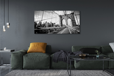 Quadro em tela Ponte Arranha-céu