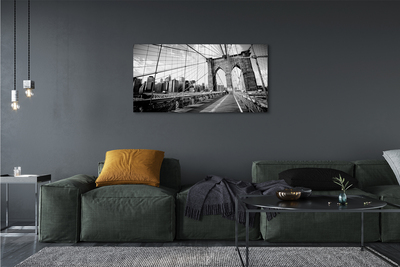 Quadro em tela Ponte Arranha-céu