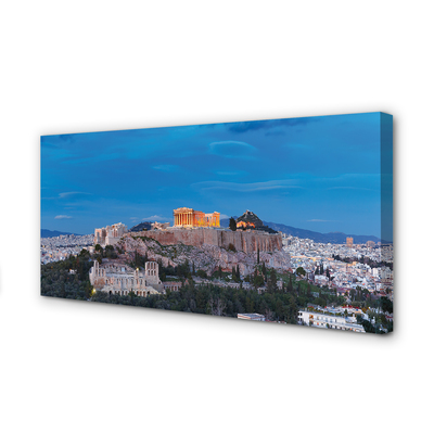 Pintura em tela Panorama da Grécia em Atenas