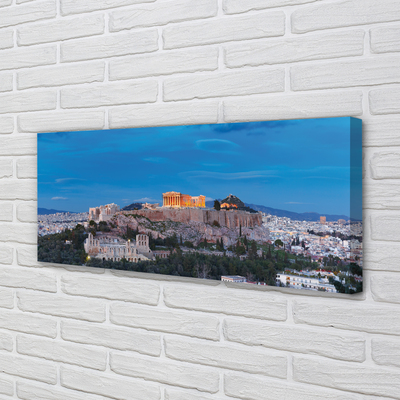 Pintura em tela Panorama da Grécia em Atenas