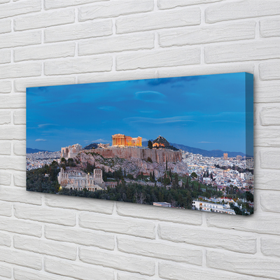Pintura em tela Panorama da Grécia em Atenas