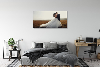 Pintura em tela Paraíso dos noivos