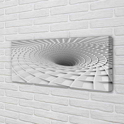 Quadro em tela Funil 3D Geométrico