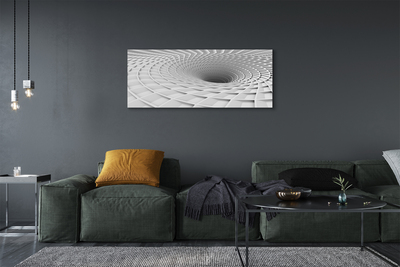 Quadro em tela Funil 3D Geométrico