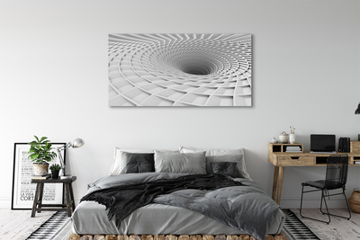 Quadro em tela Funil 3D Geométrico