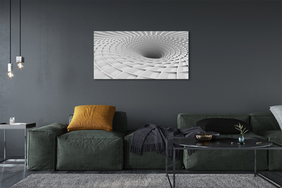 Quadro em tela Funil 3D Geométrico