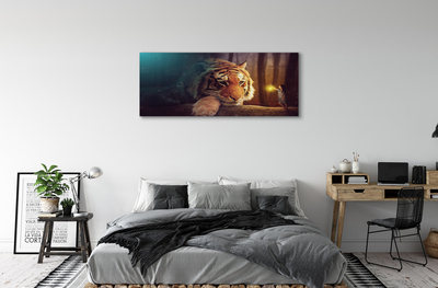 Quadro em tela Homem-tigre da floresta