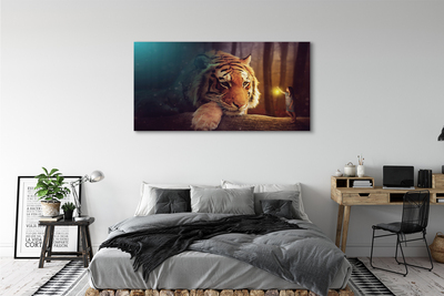 Quadro em tela Homem-tigre da floresta