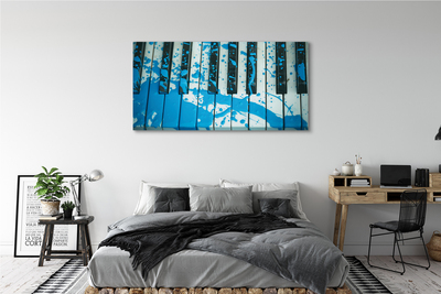 Quadro em tela Tinta para piano