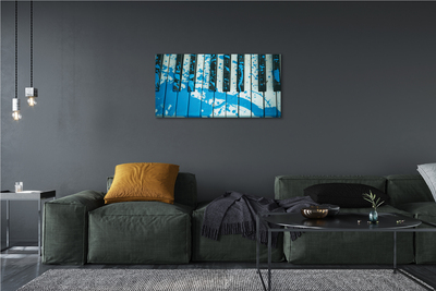 Quadro em tela Tinta para piano